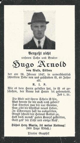 Arnold Hugo, 1947