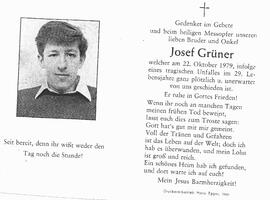 Grüner Josef, 1979