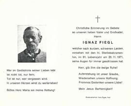 Fiegl Ignaz, 1971