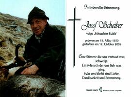 Scheiber Josef, 2005