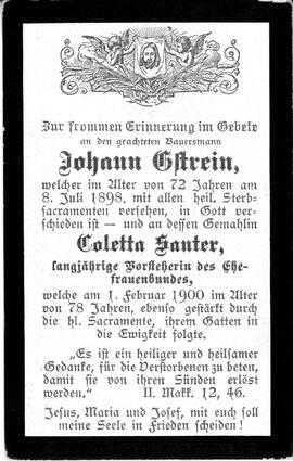 Santer Coletta, 1900