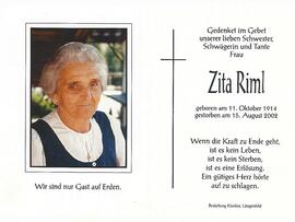 Riml Zita, 2002