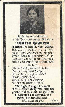 Gstrein Maria, 1943