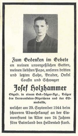 Holzhammer Josef, 1944