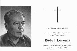 Lorenzi Rudolf, 1972