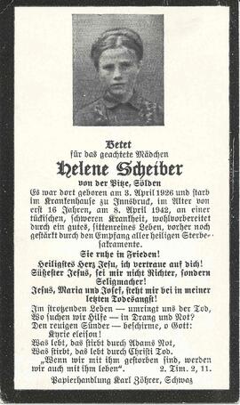 Scheiber Helene, 1942