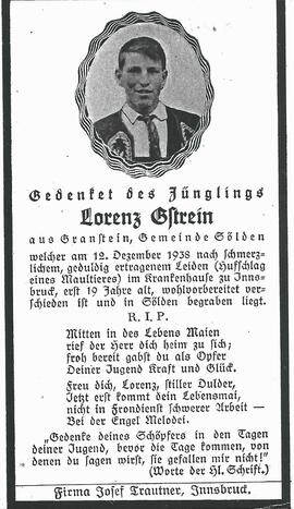 Gstrein Lorenz, 1938
