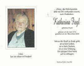 Fiegl Katharina, geb. Prantl, 2000