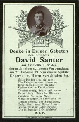 Santer David, 1915