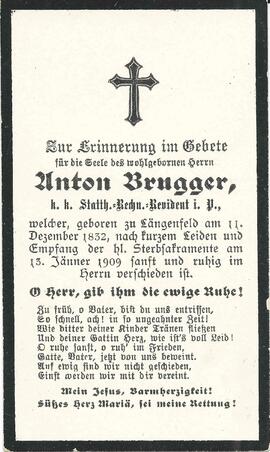 Brugger Anton, 1909