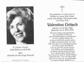 Gritsch Valentina, 1992