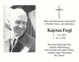 Fiegl Kajetan, 1993
