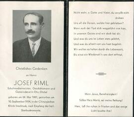 Riml Josef, 1934
