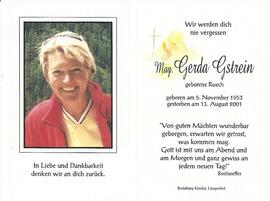 Gstrein Gerda, geb. Ruech Mag., 2001