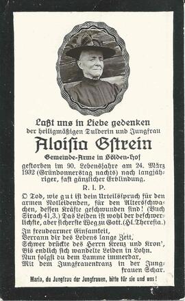 Gstrein Aloisia, 1932