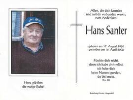 Santer Hans, 2002