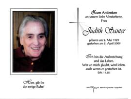 Santer Judith, 2009