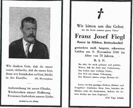 Fiegl Franz Josef, 1949