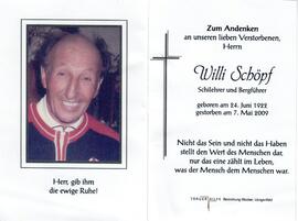 Schöpf Willi, 2009