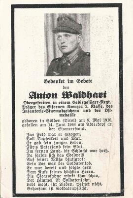 Waldhart Anton, 1944