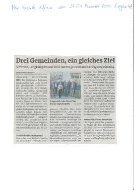 Drei Gemeinden, ein gleiches Ziel: Schwoich, Langkampfen und Ebbs starten gemeinsames Energiemonotoring