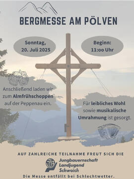 Bergmesse der Landjugend am Pölven