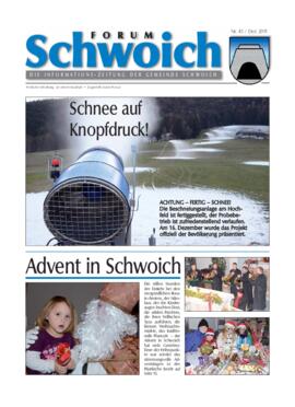 Forum Schwoich, Nr. 43, Dezember 2011