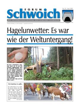 Forum Schwoich, Nr. 34, September 2009