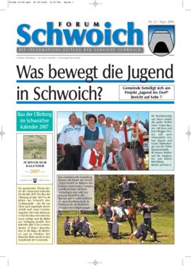 Forum Schwoich, Nr. 22, September 2006