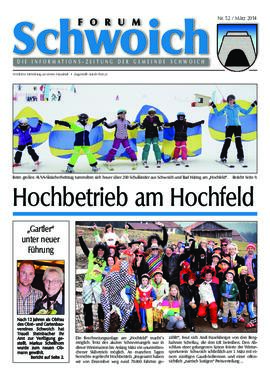 Forum Schwoich, Nr. 52, März 2014