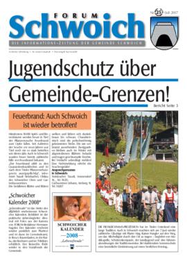 Forum Schwoich, Nr. 25, Juli 2007