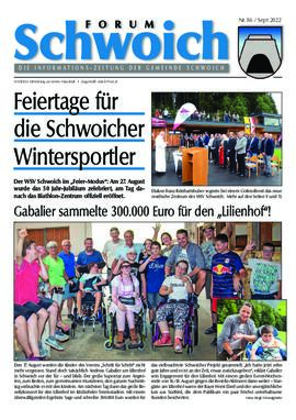 Gemeindezeitung Forum September 2022, Ausgabe Nr. 86