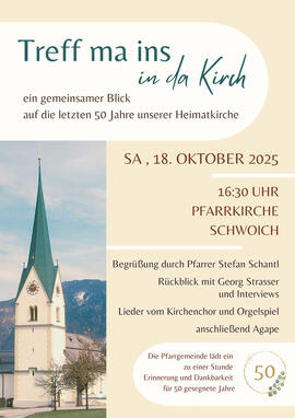 Treff ma ins in der Kirch