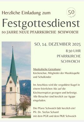50 Jahre neue Pfarrkirche