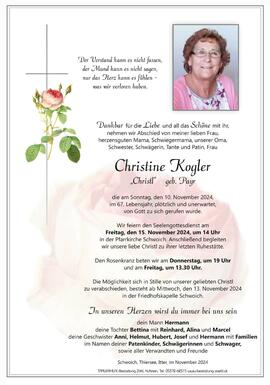 Parte Christine Kogler