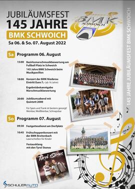 BMK Schwoich - 145 Jahre Jubiläumsfest