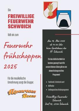 Freiwillige Feuerwehr Schwoich: Einladung zum Frühschoppen 2025