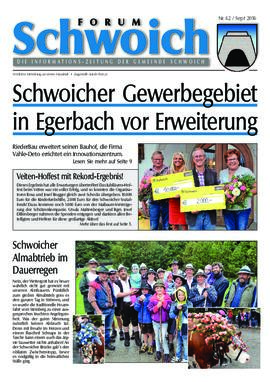 Forum Schwoich, Nr. 62, Sept. 2016