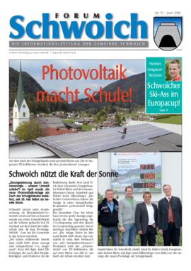 Forum Schwoich, Nr. 53, Juli 2014