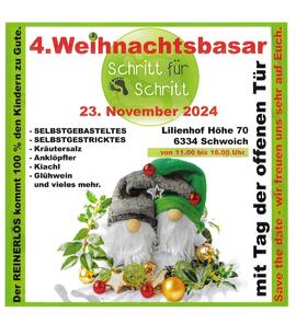 4. Weihnachtsbasar Schritt für Schritt