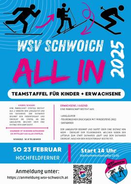 WSV Schwoich: ALL IN - Teamstaffel für Kinder und Erwachsene