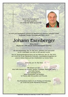 Parte Johann Exenberger