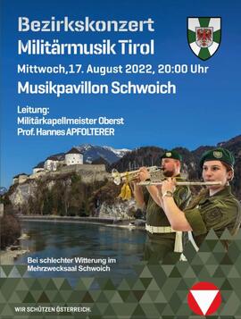 Konzert der Militärmusik Tirol