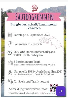 Sautrogrennen der Landjugend am Bananensee 2025