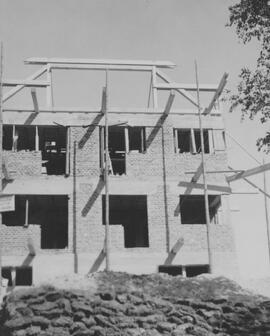 Bau des Hauses Pfeiffer