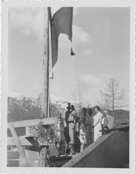 Bau des Landhauses Korff - Grundsteinlegung 1932