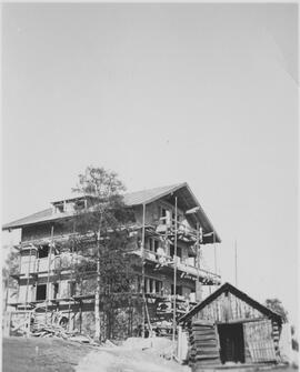 Bau des Hauses Pfeiffer