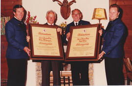 Verleihung Ehrenbürgerschaft an KR Fritz Wilberger und KR Karl Glas