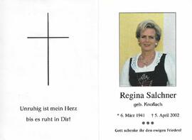 Regina Salchner geb. Knoflach