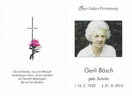 Gerli Bösch geb. Schuler